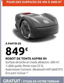 Rural Master Robot de tonte aspire r4 offre
