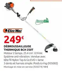 Rural Master Débroussailleuse thermique bch 250t offre