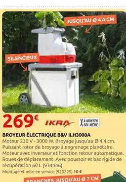 Rural Master Broyeur électrique b&v ilh3000a offre