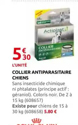 Rural Master Collier antiparasitaire chiens offre