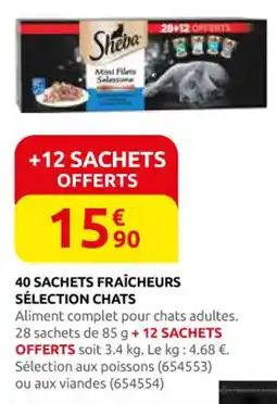 Rural Master 40 sachets fraîcheurs sélection chats offre