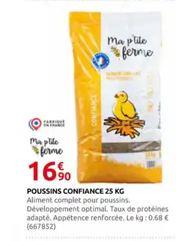 Rural Master Poussins confiance offre