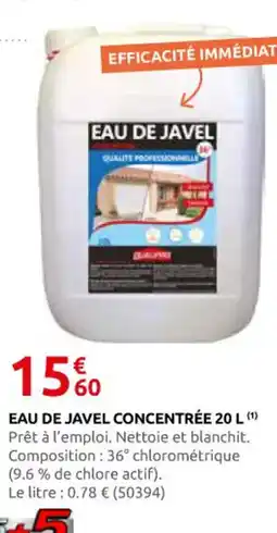 Rural Master Eau de javel concentrée offre
