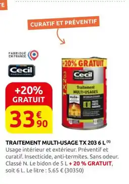 Rural Master Traitement multi-usage tx 203 offre