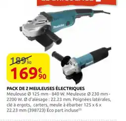 Rural Master Pack de 2 meuleuses électriques offre