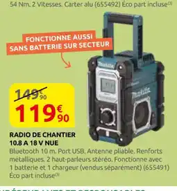 Rural Master Radio de chantier offre