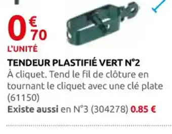 Rural Master Tendeur plastifié vert n°2 offre