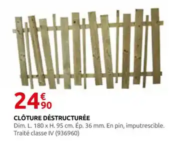 Rural Master Clôture déstructurée offre