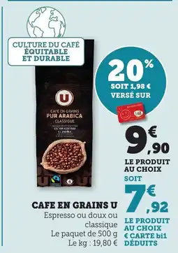 Maximarché Cafe en grains u offre