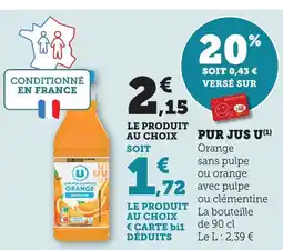 Maximarché Pur jus u offre