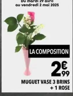 Supeco Muguet vase 3 brins offre