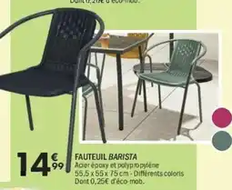 La Foir'Fouille Fauteuil barista offre