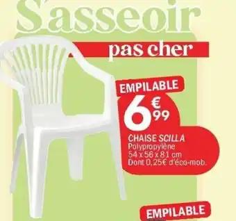 La Foir'Fouille Chaise scilla offre