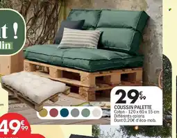 La Foir'Fouille Coussin palette offre