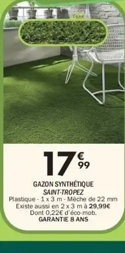 La Foir'Fouille Gazon synthétique offre