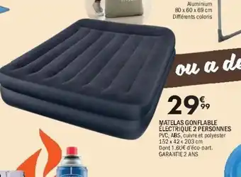 La Foir'Fouille Matelas gonflable électrique 2 personnes offre