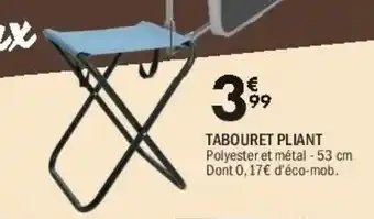 La Foir'Fouille Tabouret pliant offre