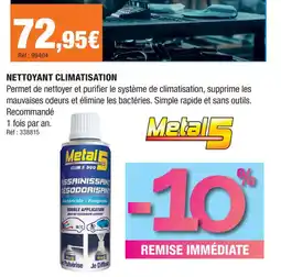 Autobacs Nettoyant climatisation offre