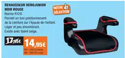 Autobacs Rehausseur renojunior noir rouge offre