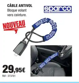 Autobacs Câble antivol offre