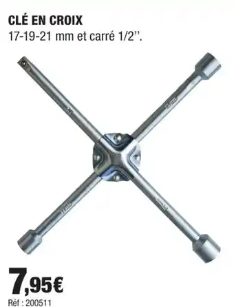 Autobacs Clé en croix offre