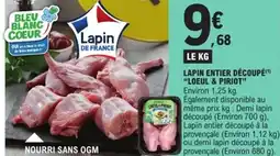 E.Leclerc Express LOEUL & PIRIOT Lapin entier découpé offre
