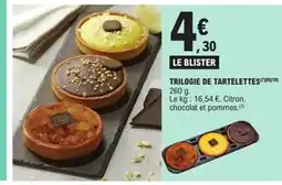E.Leclerc Express Trilogie de tartelettes offre