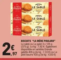 E.Leclerc Express LA MÈRE POULARD Biscuits offre