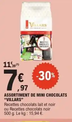 E.Leclerc Express VILLARS Assortiment de mini chocolats offre
