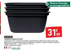 Gamm vert Jardinières L'Autonome offre