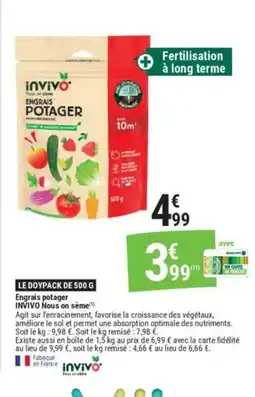 Gamm vert Engrais potager offre