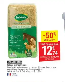 Gamm vert BELAVIE Foin de prairies offre