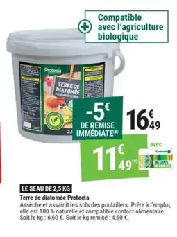 Gamm vert PROTECTA Terre de diatomée offre