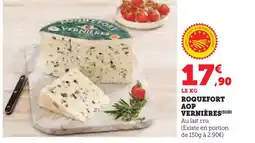U Express Roquefort aop vernières offre