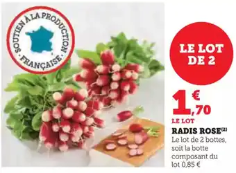 U Express Radis rose offre