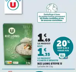 U Express Riz long etuve u offre