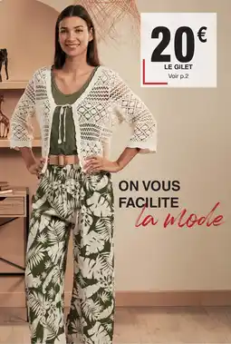 Cora Le gilet offre