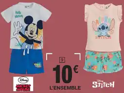 Cora Ensemble court licence 2 piĂšces offre