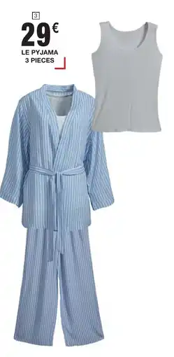 Cora Pyjama 3 pièces femme offre