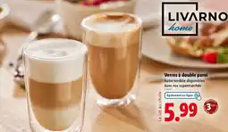 Lidl Verres à double paroi offre