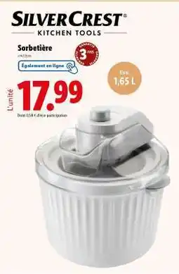 Lidl Sorbetière offre