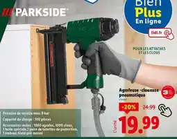 Lidl Agrafeuse - cloueuse pneumatique offre