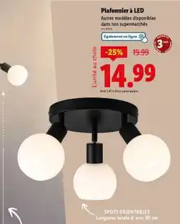 Lidl Plafonnier à LED offre