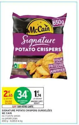 Intermarché Hyper McCain Signature Potato Crispers offre