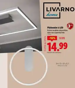 Lidl Plafonnier à LED offre