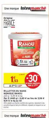 Intermarché Hyper RILLETTES DU MANS offre