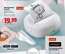Lidl Mini imprimante de poche offre