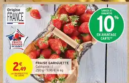 Intermarché Contact FRAISE GARIGUETTE offre