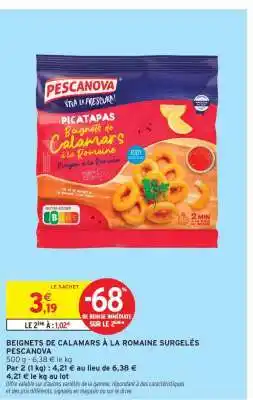 Intermarché Hyper Beignets de Calamars à la Romaine Surgelés 'Pescanova' offre