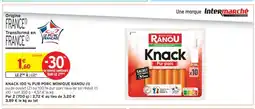 Intermarché Contact Knack 100% Pur Porc Monique Ranou offre
